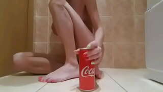 I dobët futje shumë e lehtë një shishe super të gjerë anal